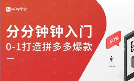 牛气学堂《拼多多实战运营指南》培训课程-59爱分享